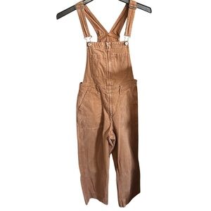 Abercrombie & Fitch Tan Women’s Denim Overalls